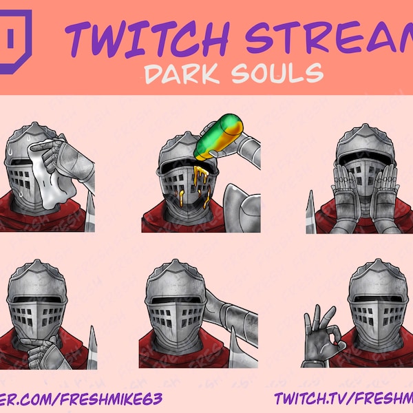 Dark souls twitch panels - Etsy France