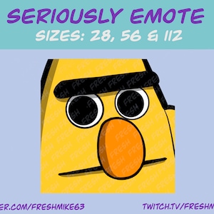 Seriously emote | Twitch Emote | Youtube Emote | Discord Emote | Community Emote | Streamer Emote