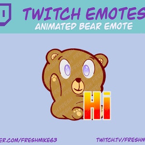 Twitch Animated Bear Emote