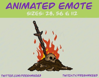 Animated Soulsborn emotes | Fire link emote | Knight emotes | Emotes | Twitch Emote | Youtube Emote | Discord Emote | Community Emote