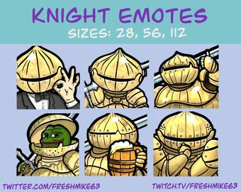 Onion knight | Soulsborn emotes | Knight emotes | Emotes | Twitch Emote | Youtube Emote | Discord Emote | Community Emote | Streamer Emote