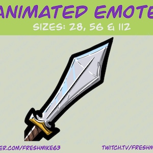 Animated Chopping emotes |  Chopping sword emote | sword emotes | Emotes | Twitch Emote | Youtube Emote | Discord Emote | Community Emote