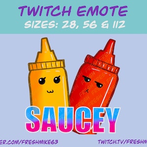 Saucey emote | Twitch Emote | Youtube Emote | Discord Emote | Community Emote | Streamer Emote