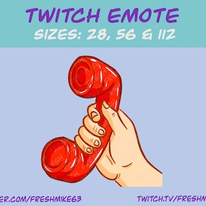 Hold the phone emote | Twitch Emote | Youtube Emote | Discord Emote | Community Emote | Streamer Emote