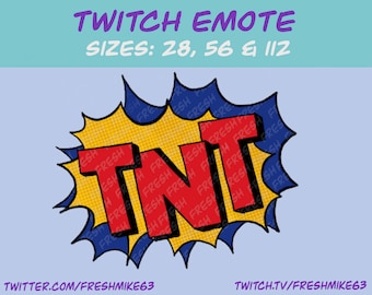 TNT emote | Explosive Emote | Twitch Emote | Youtube Emote | Discord Emote | Community Emote | Streamer Emote