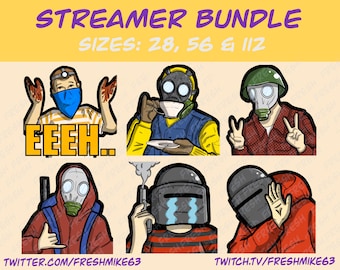 Survival emotes Bundle | Zombie emotes pack | Emotes | Twitch Emote | Youtube Emote | Discord Emote | Community Emote | Streamer Emote