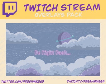 Animated Lofi Gaming Desk Switch Twitch Overlays and Scenes - Stream Starting, Be Right Back, Stream Ending, Just Chatting, Gameplay