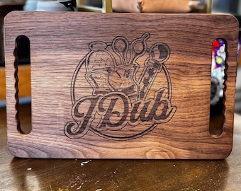 Espejo de barbero personalizado