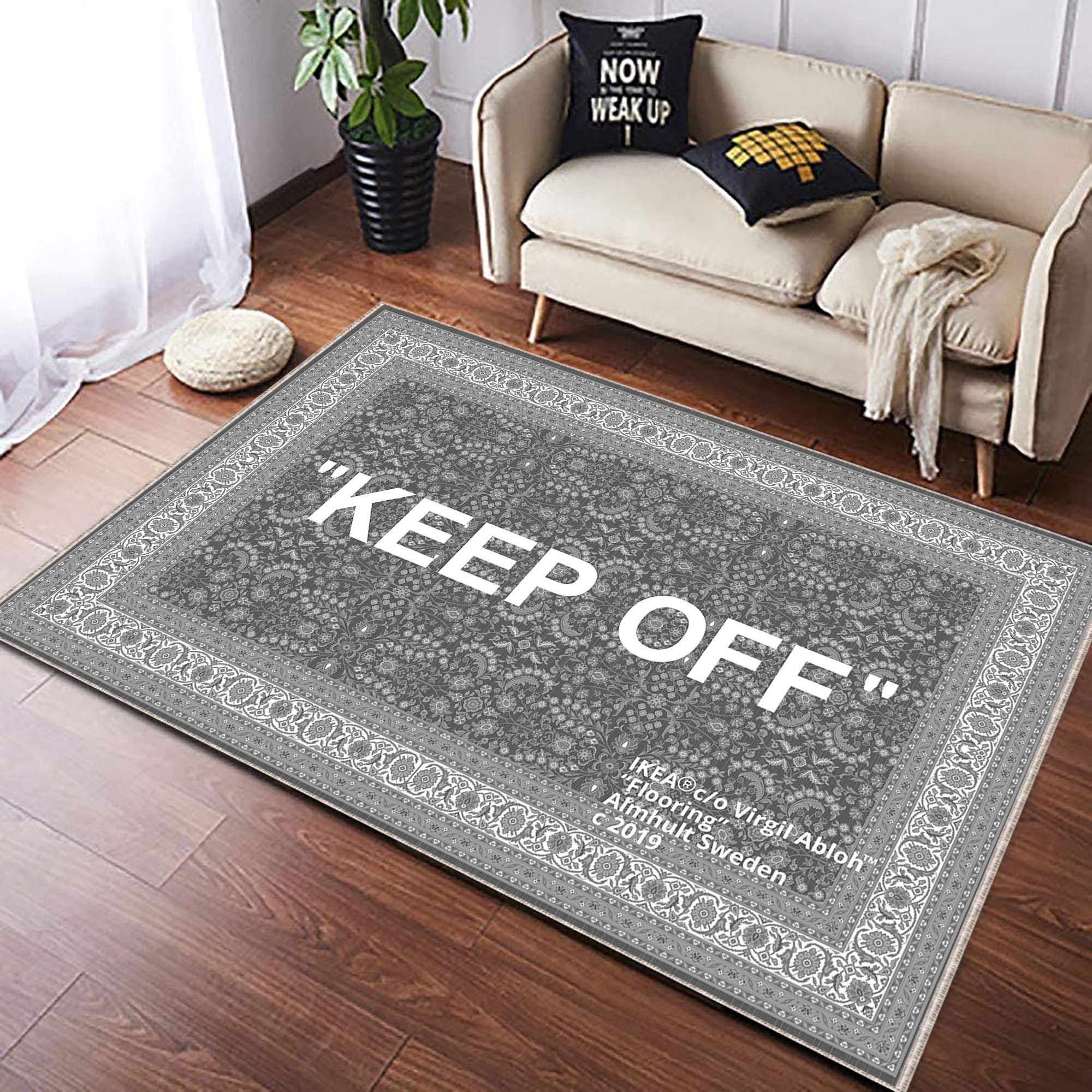 Keep off Rug off White Keep Off Keep off Carpet for Living 