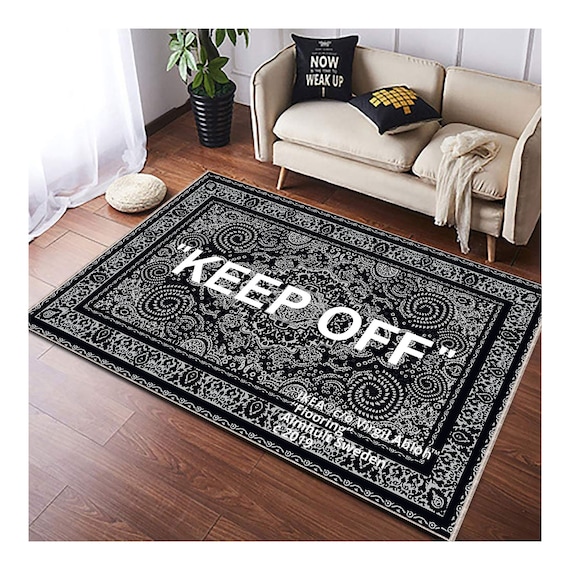 Keep off Rug for Living Room Fan Carpet off White Rug Keep - Etsy