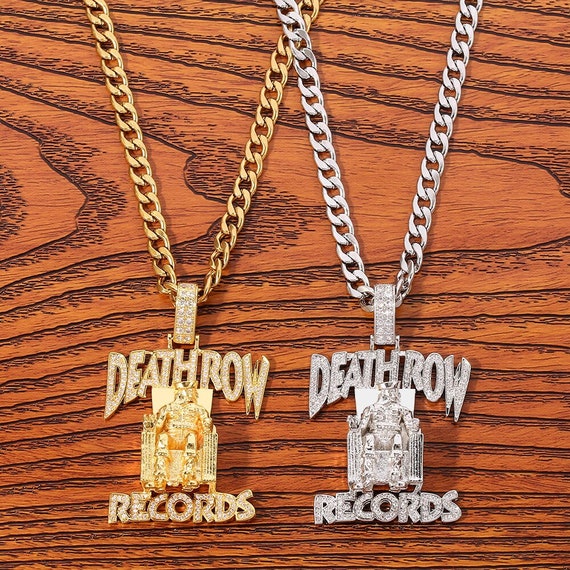 Death Row Records 2Pac Cuban Link Chain Necklace . - Necklaces | Facebook  Marketplace | Facebook