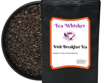 Irish Breakfast, 100% All Natural, High Quality, Loose Leaf Black Tea, Contains Caffeine