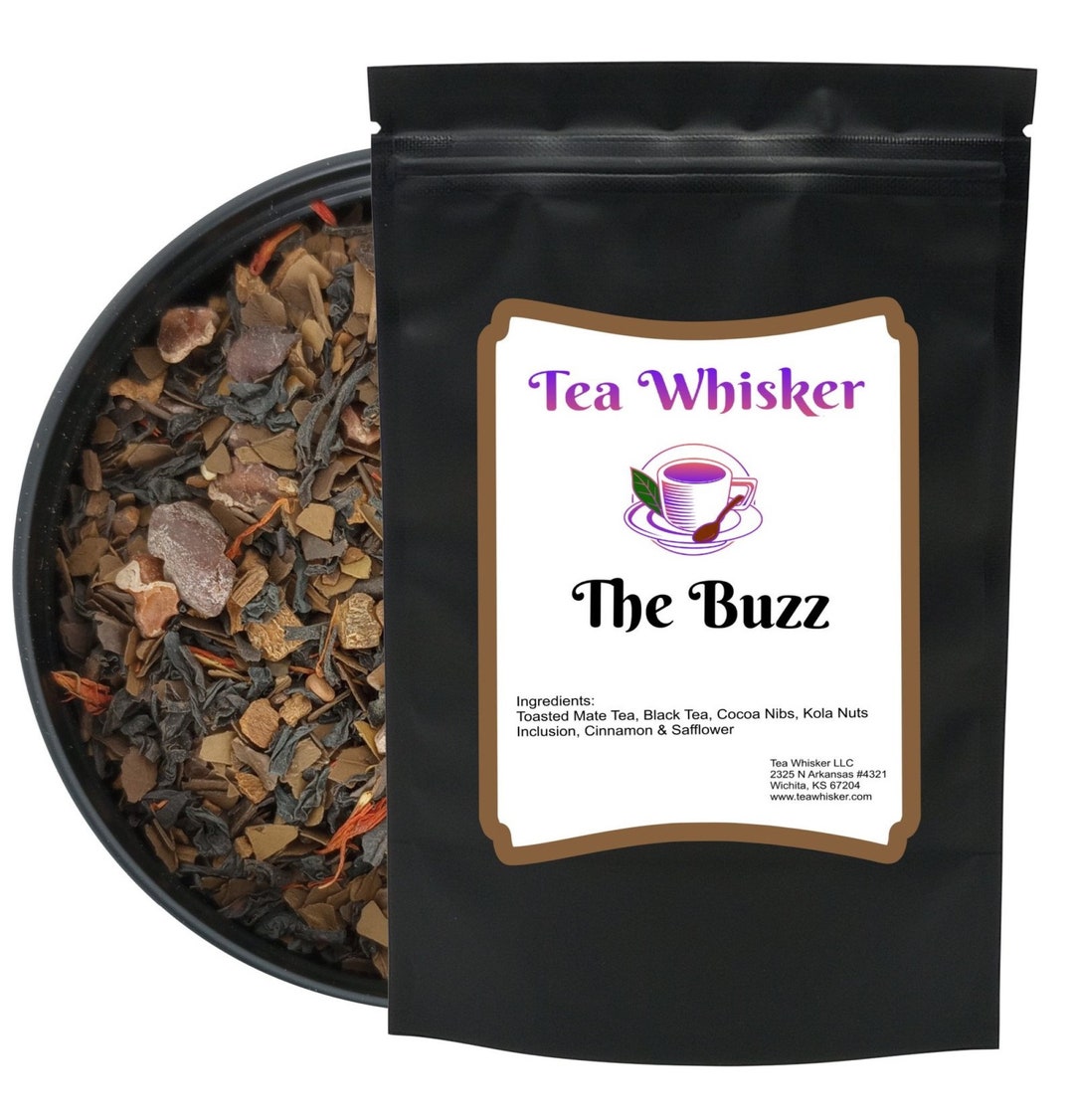 Buzz Tea The Buzz: Mate & Black Loose Leaf Tea - High Energy Blend - Etsy