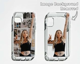 Personalisiertes Bild iPhone Case, Hintergrund entfernen, benutzerdefiniertes Bild / iPhone 15 14 11 12 13 Case