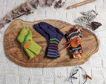 Selbstgestrickte Socken Gr. 26/27 | handgestrickte Strümpfe | warme Wollsocken | gestrickte Socken | Geschenkidee für Kinder, Weihnachten