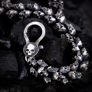 Skull Chain - Sterling Silver chain necklace - Love to Death - 100 gra –  Silveralexa