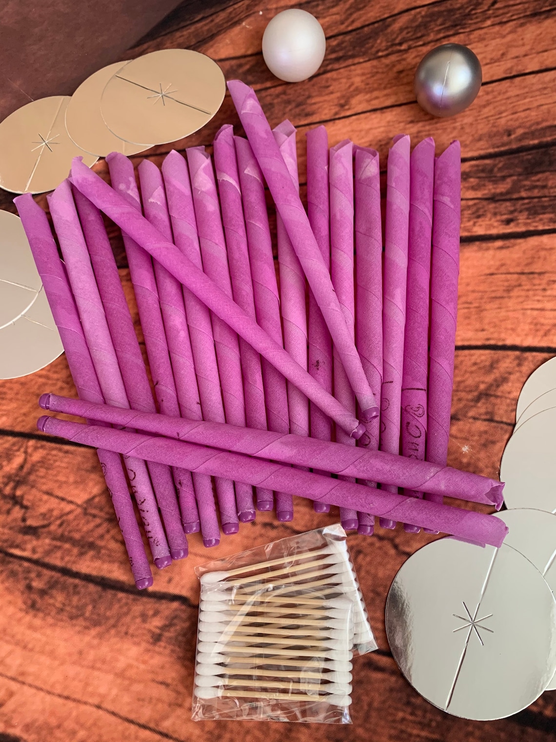 20 Pcs Ear Wax Removal Candles Purple Lavender Set Handmade Etsy