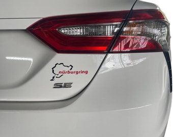 Nürburgring Racetrack Vinyl Decal: Car, Motorcycle, Laptop Sticker
