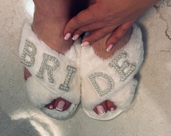 1 Pair Bridal Slippers Pearl Patch Glue On Bride