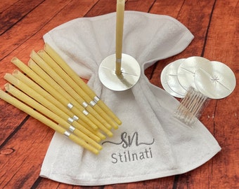 10 Pcs Ear Candles Beeswax Plain Set