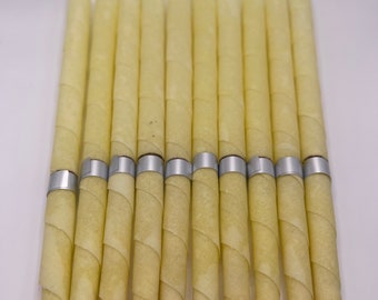 Handmade Beeswax Ear Candles Cone Set (10 count)