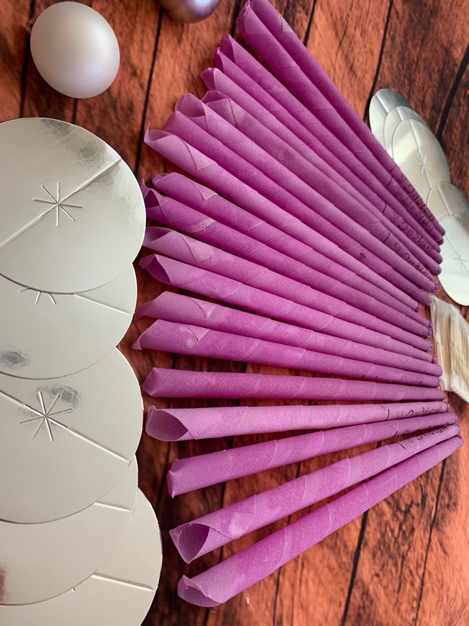 20 Pcs Ear Wax Removal Candles Purple Lavender Set Handmade Etsy