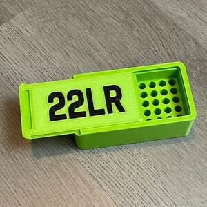 Mallette de munitions 22LR : boîte de 50 munitions PLA+ rondes image 4