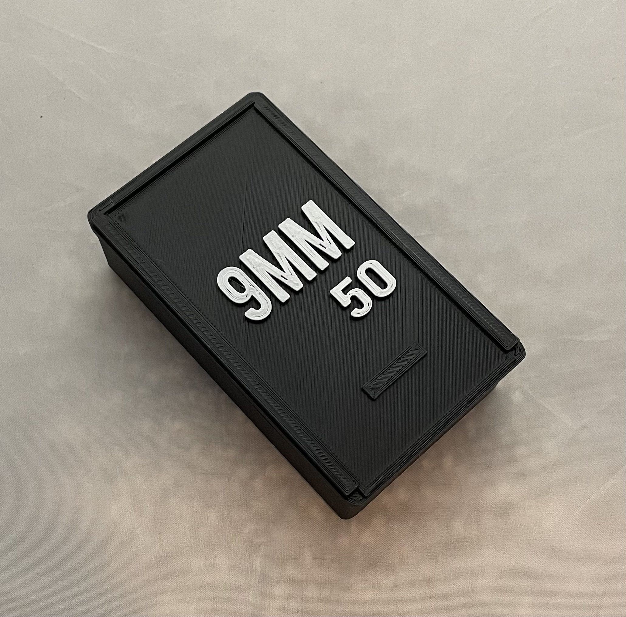 50 Round Ammo Case 9MM Ammo Storage Box Made in USA Etsy