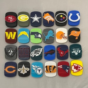 NFL Yeti top Mag Magnet slider custom text Magnet lid tumbler rambler - Made in USA