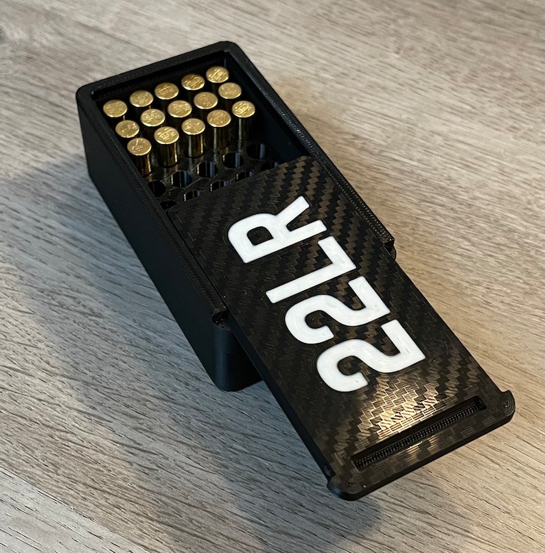 Mallette de munitions 22LR : boîte de 50 munitions PLA+ rondes image 1