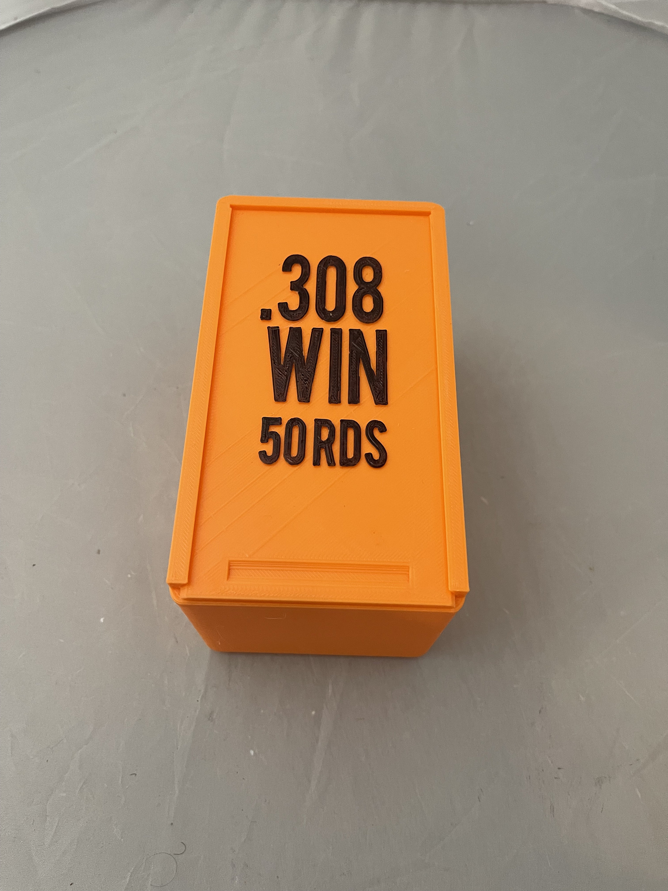50 Round Ammo Case .308 Win Ammo Storage Box 308 Win Ammo Case Etsy