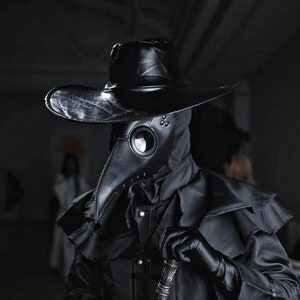 White Plague Doctor Leather - Etsy