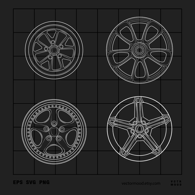Ford Racing Rim Svg Rims Svg, Eps, Png, Transparent Background, Instant Download. - Etsy