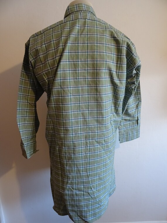 Vintage French chore shirt 1950s 50s workwear smo… - image 4