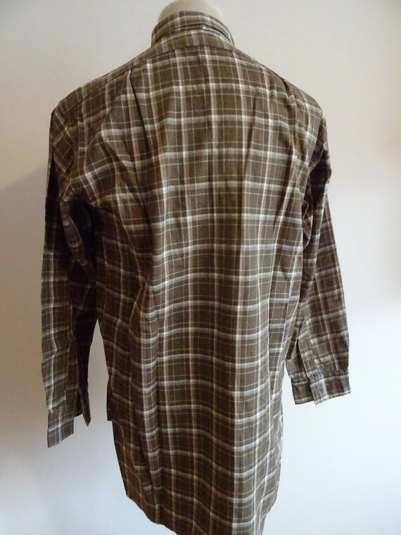 Vintage French chore shirt 1950s 50s Kidur workwe… - image 4