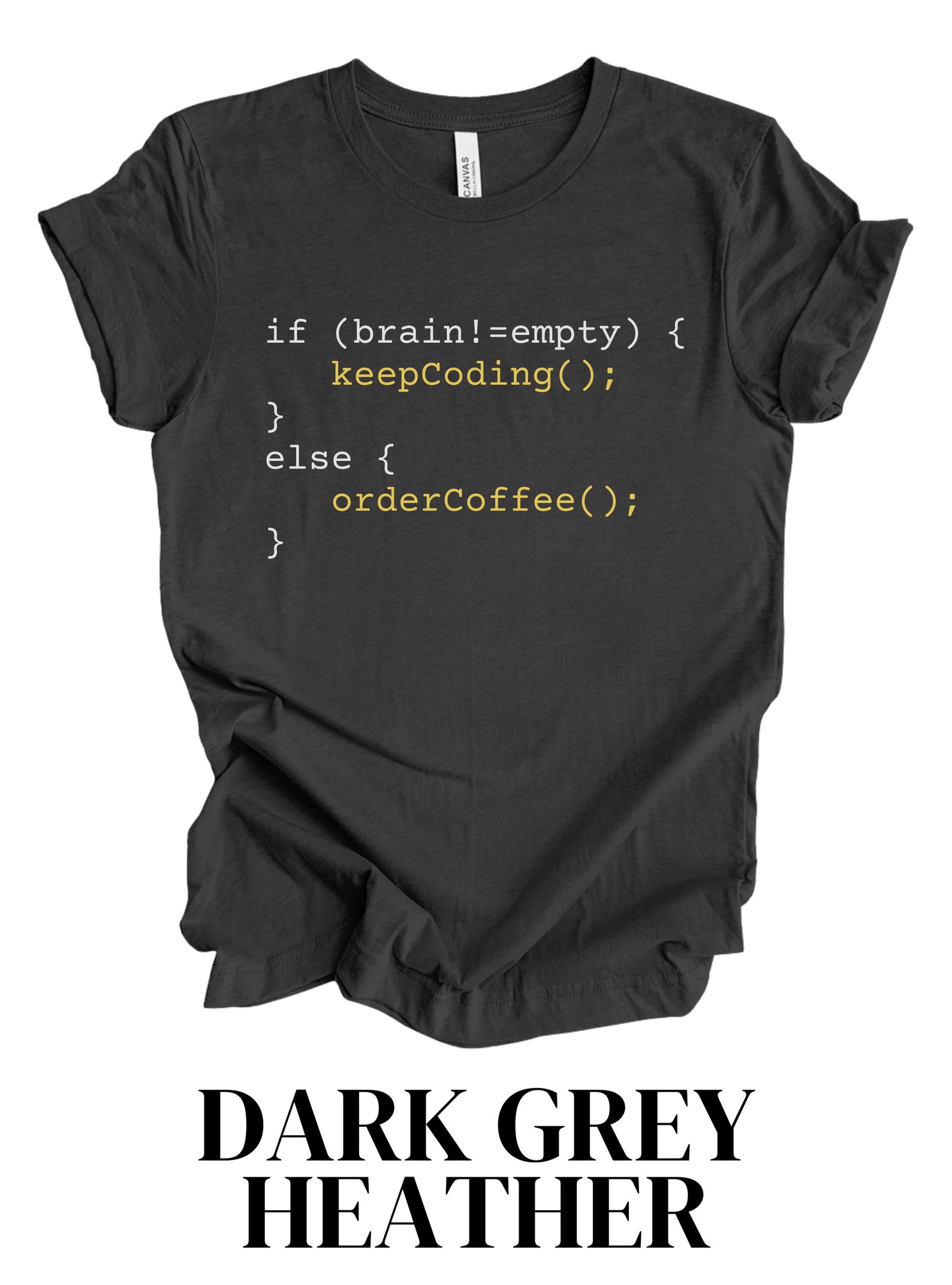 Coding or Coffee Programming Humor Shirt | Computer Science Unisex Tee ...