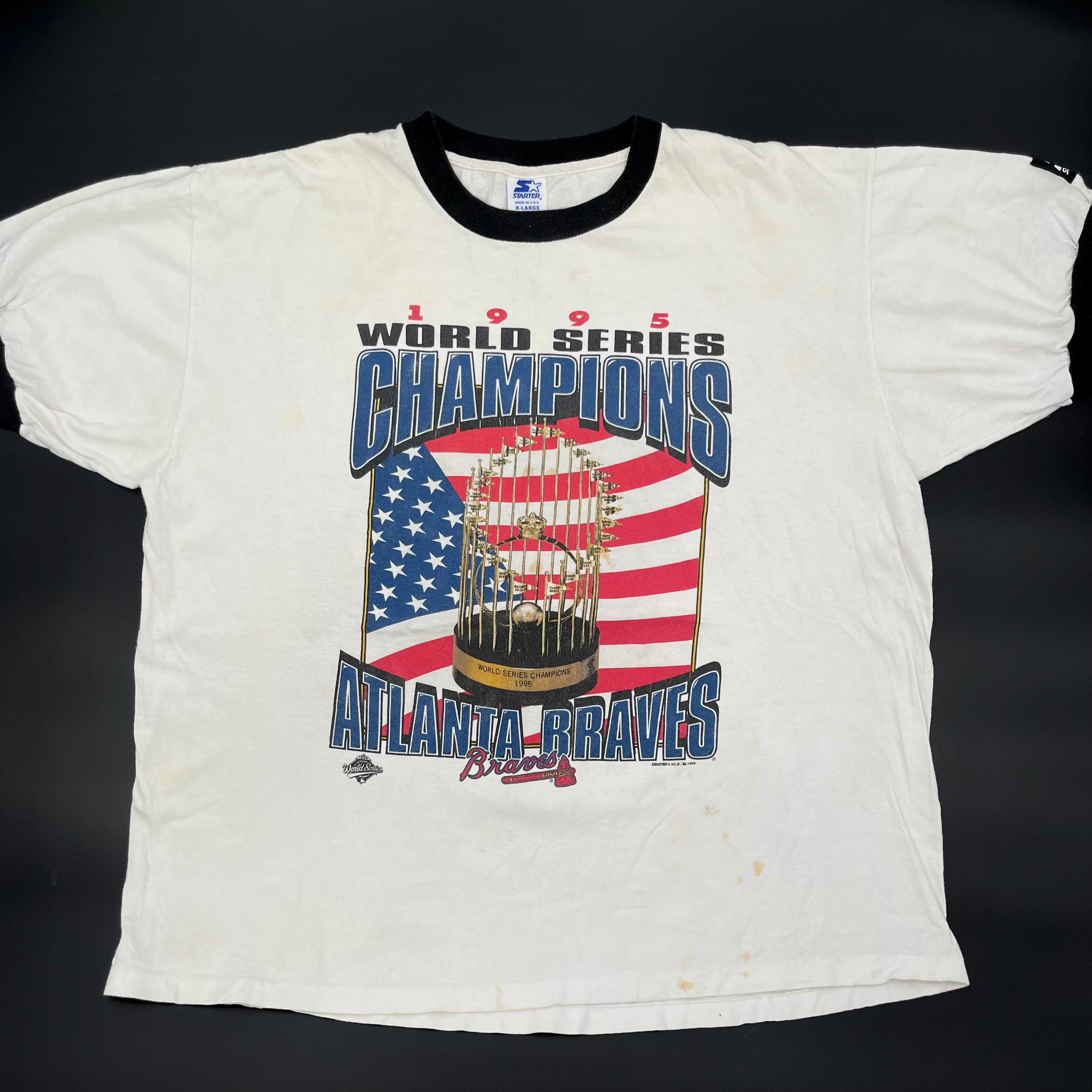 Vintage Starter - World Series Championship Braves VS Indians T