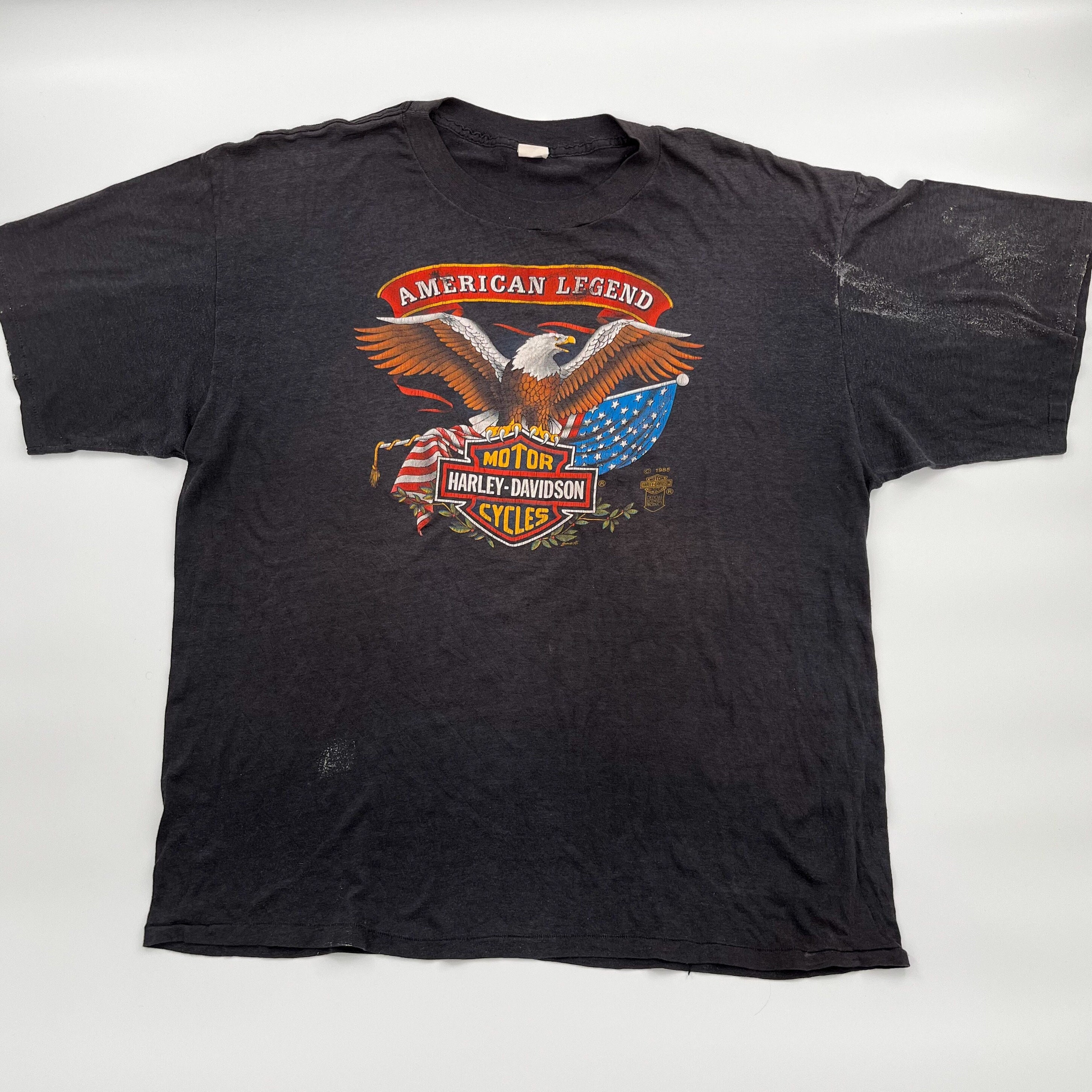 Vintage American Legend Harley Davidson Shirt | Etsy