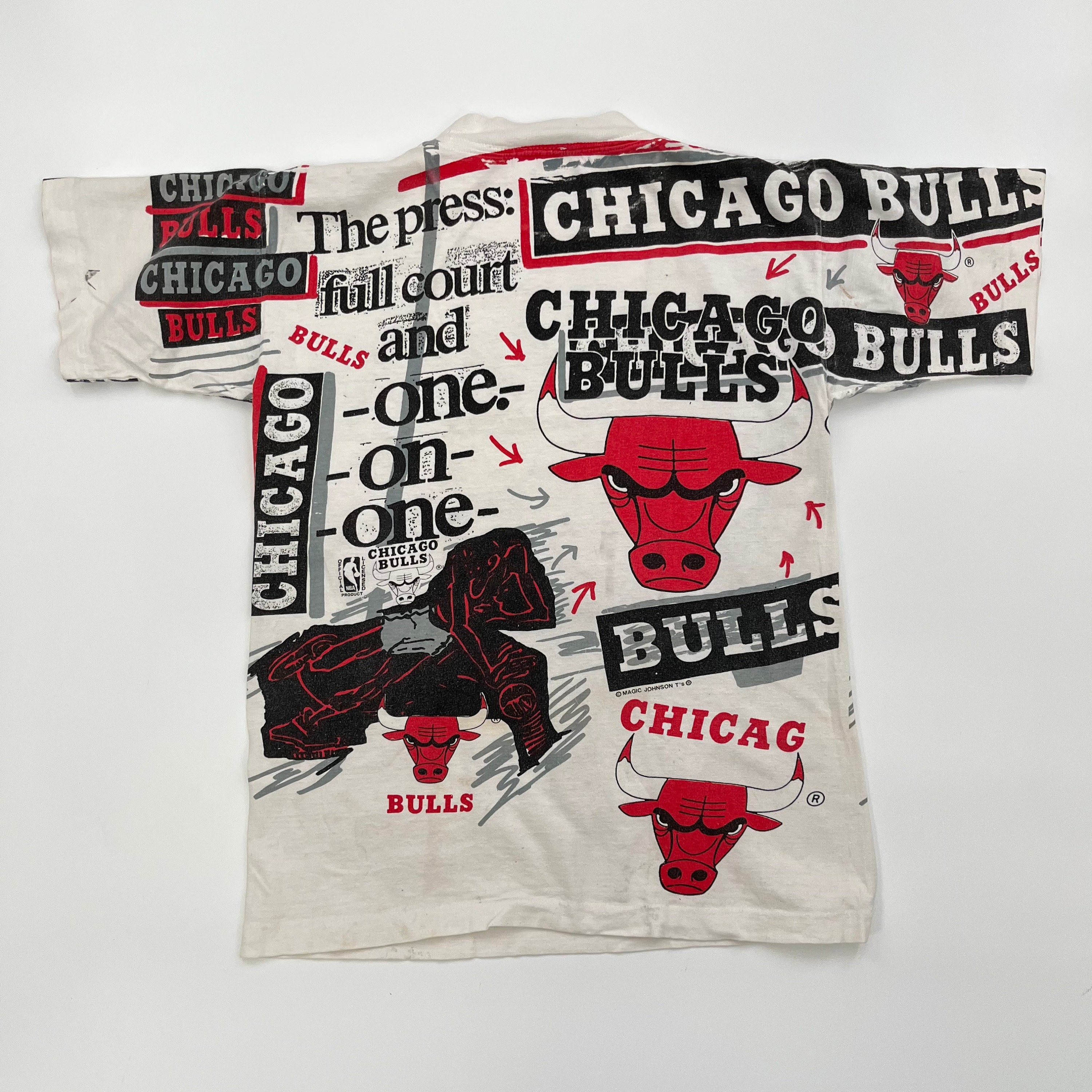 Vintage Chicago Bulls All Over Print - Etsy