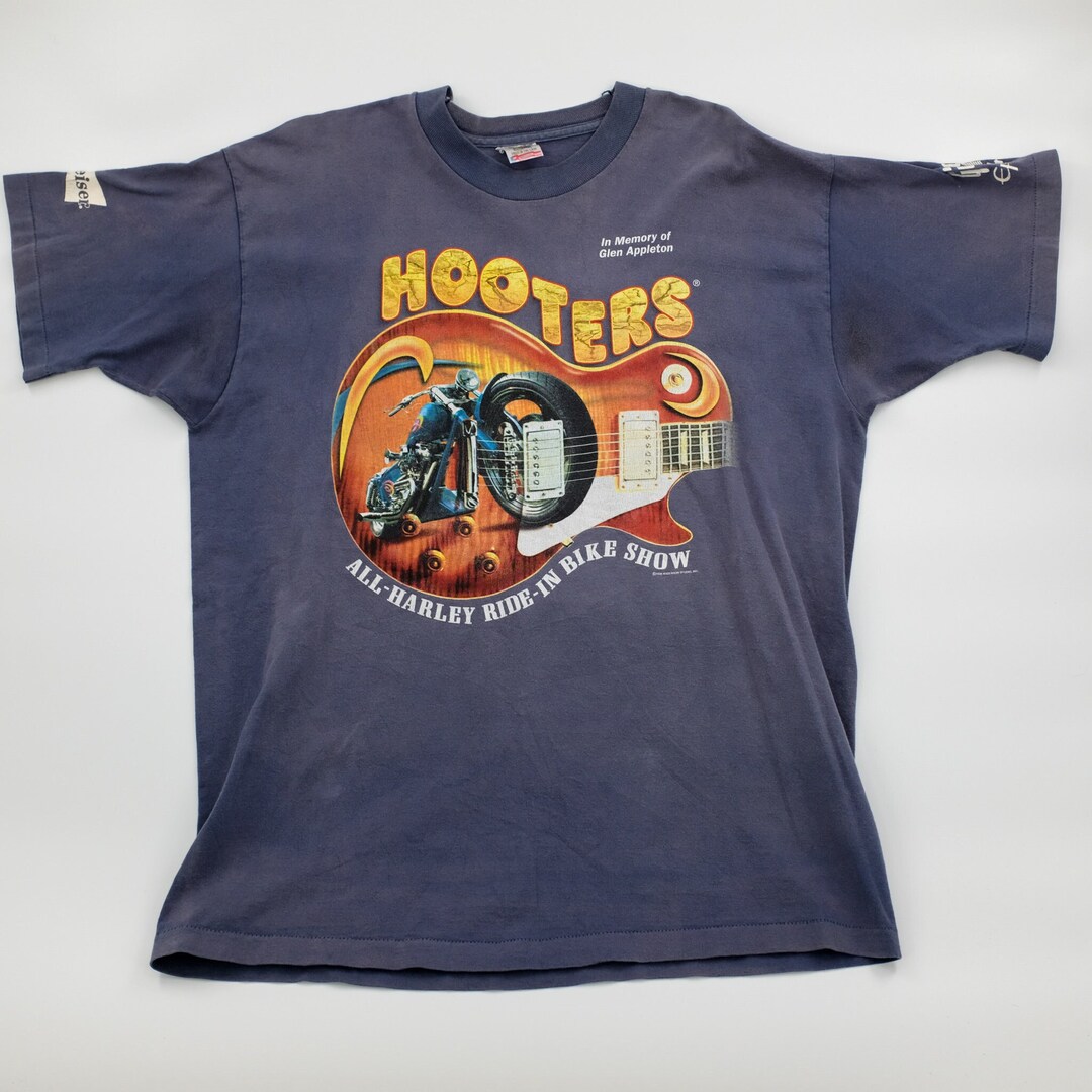 Vintage Harley X Hooters Ride-in Bike Show Shirt - Etsy