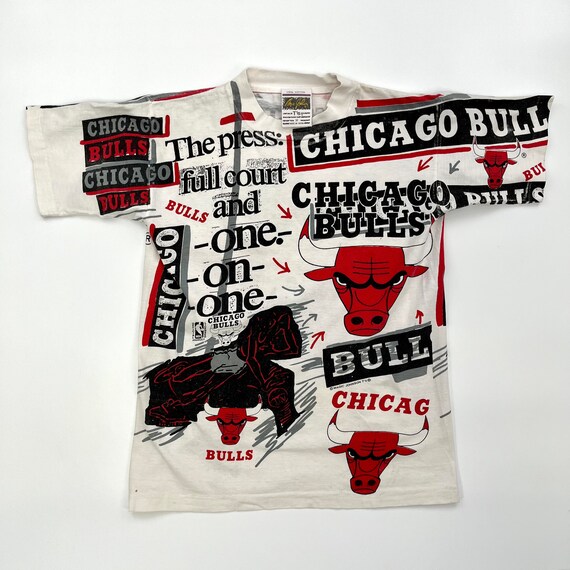 Vintage Chicago Bulls All Over Print - Etsy