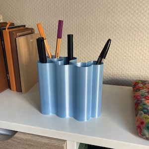 3D Printed Designer Pencil Holder, Desk Organizer, Office Accessories, Storage & Decor