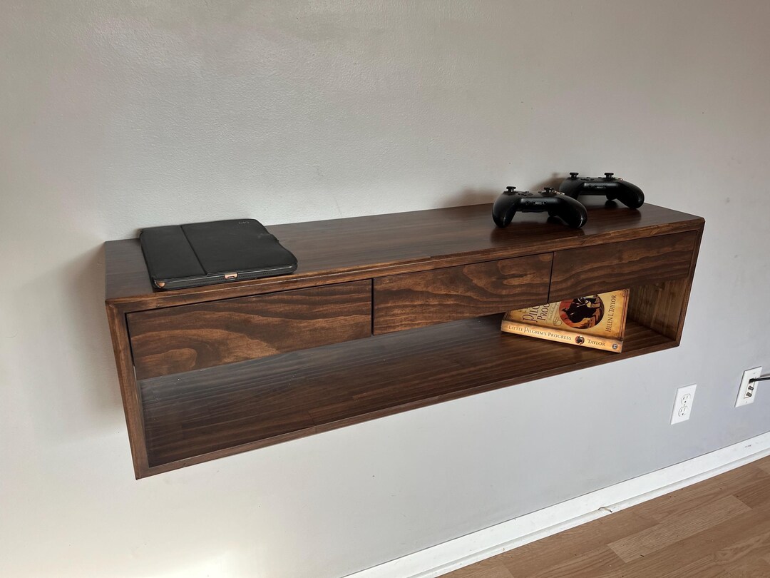 Floating Console Table - Entryway Hall Table - Minimalist - Etsy