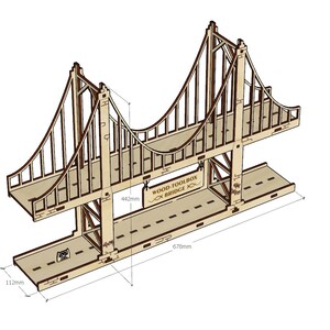 Bridge Shelf - Laser Cut File, SVG - DXF - PDF Files for Laser, Laser ...