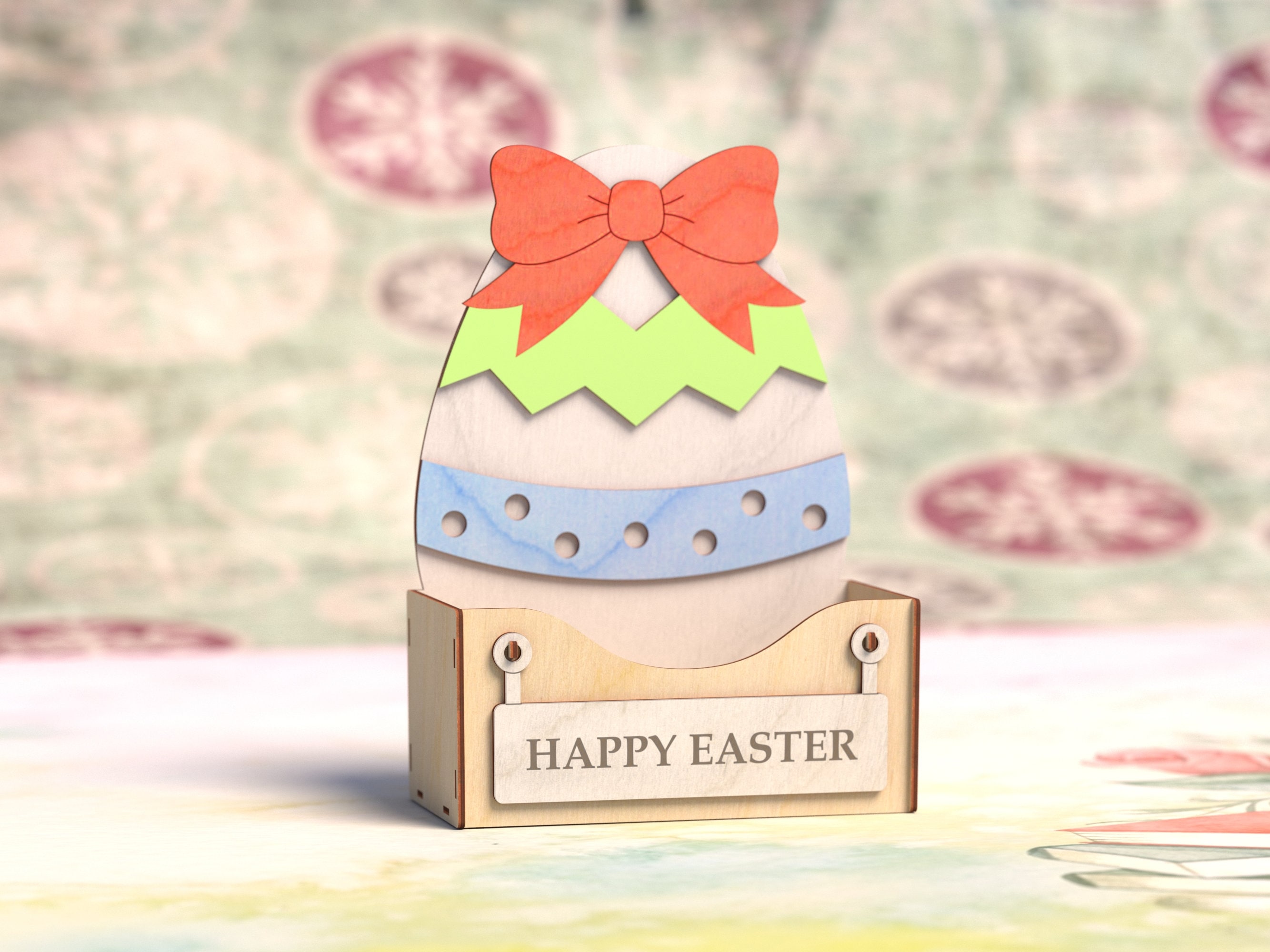 Easter Candy Box – Laser Cut Files. Easter Craft Kits for Kids / SVG ...