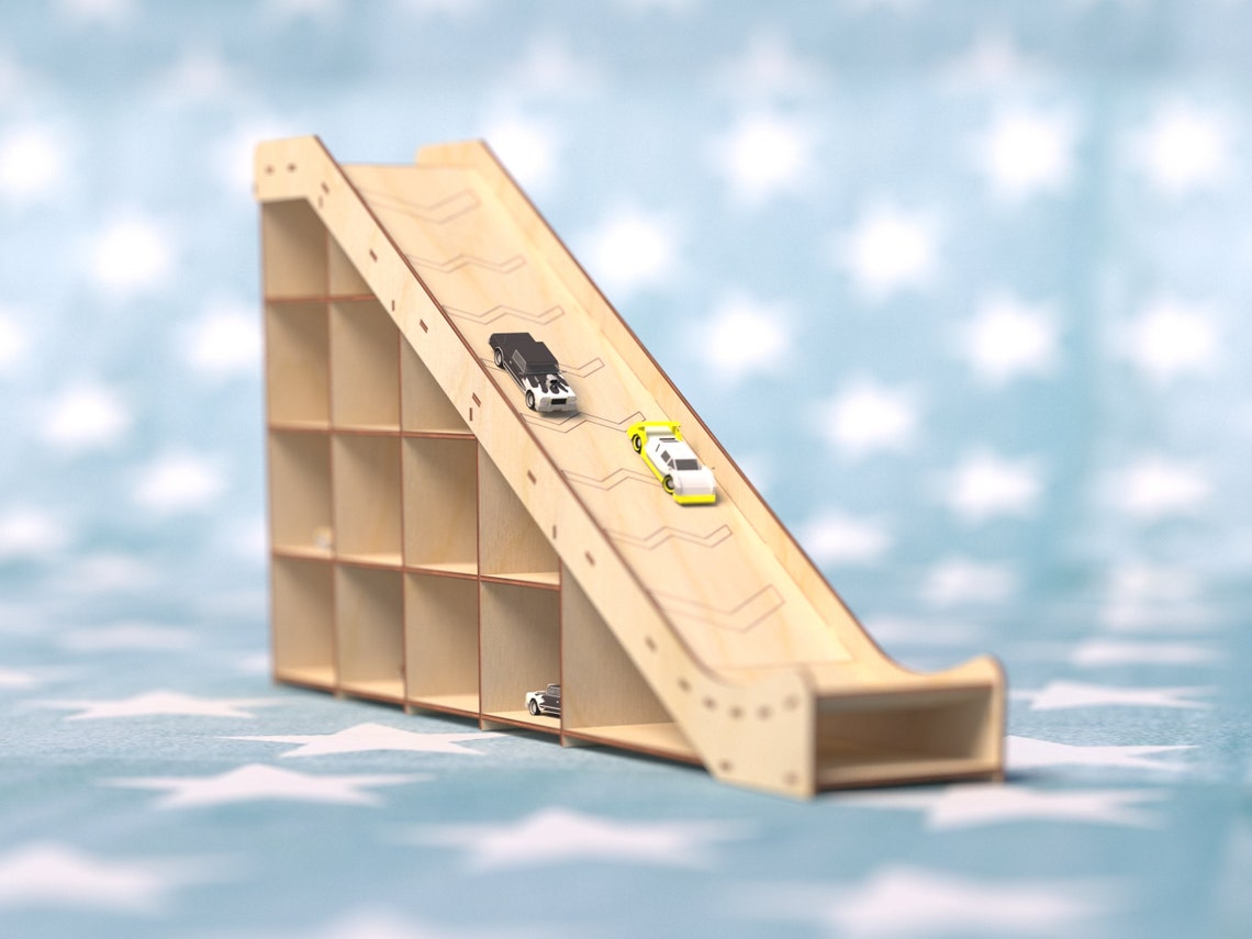 Car Jumping Ramp – Laser Cut Files. Digital Template Kids's Games ...
