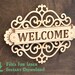 Welcome Sign Files for Laser Machines Key Holder Design - Etsy