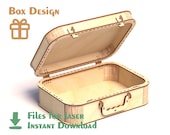 Suitcase - Files For Laser Cutting And Engraving - Vector Design - SVG, DXF, AI -  Glowforge cut file - Laser Cut Plywood
