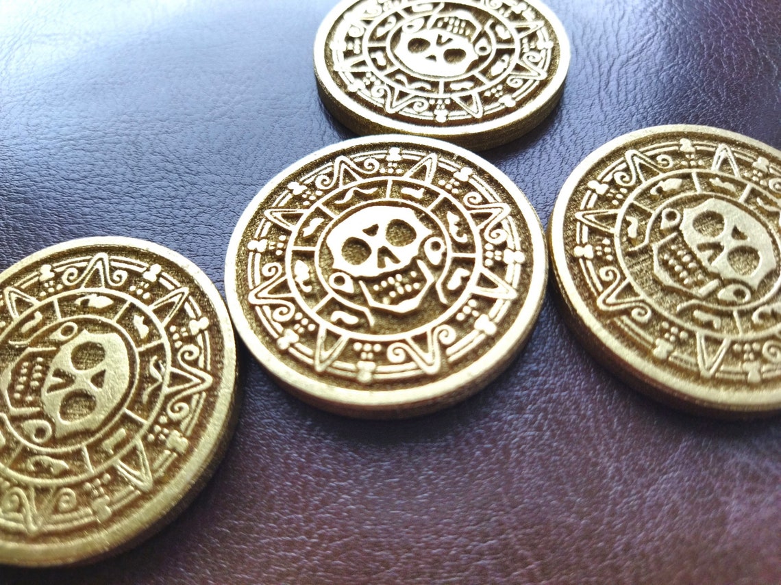 Pirate Coins - Files for Laser Machines - Vector Templates and Patterns ...