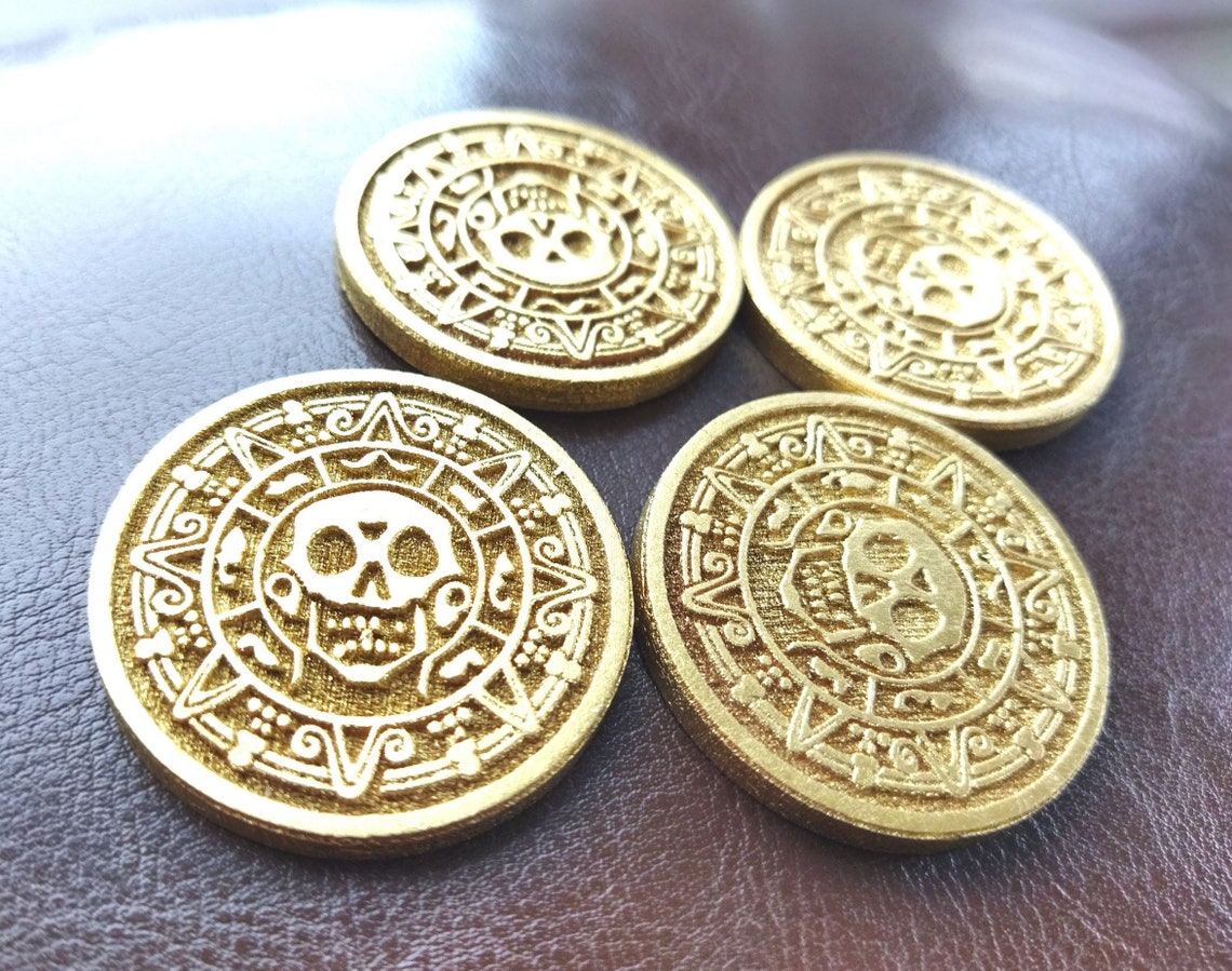 Pirate Coins - Files for Laser Machines - Vector Templates and Patterns ...